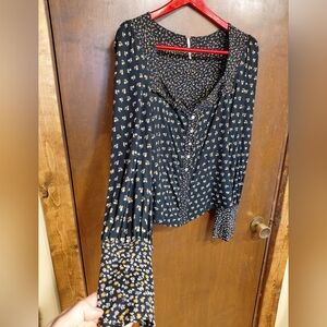 Floral, Soft, Flattering Free People Top